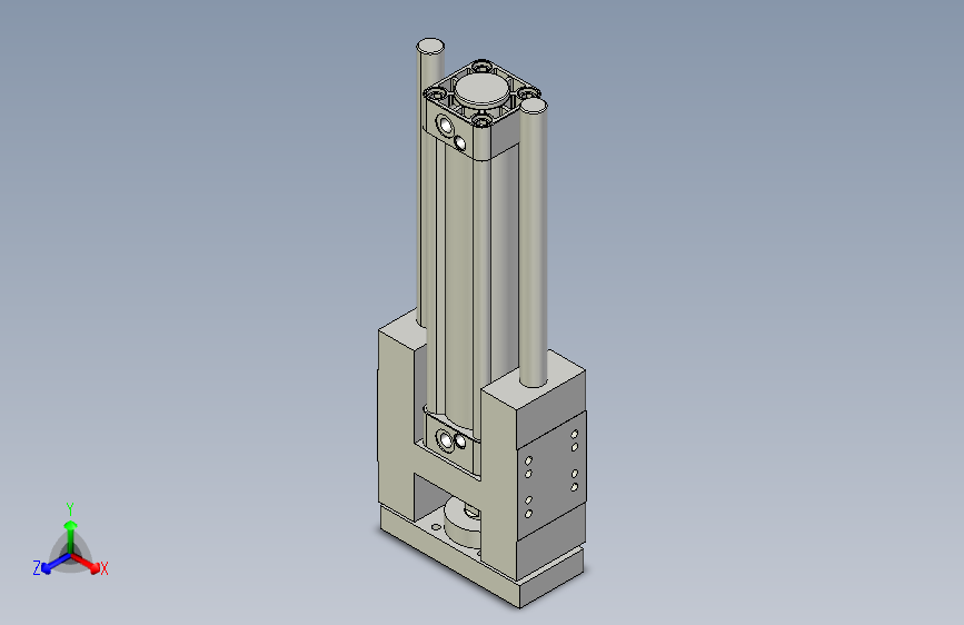 导杆气缸组合3D-GHB50x200