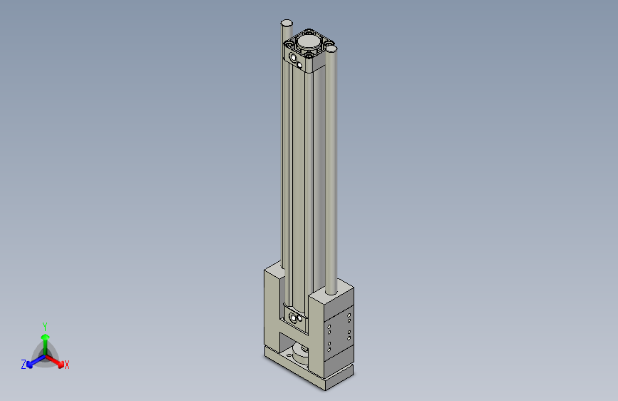 导杆气缸组合3D-GHB50x450