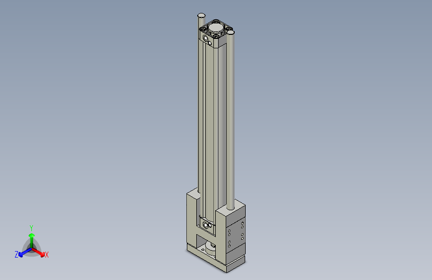 导杆气缸组合3D-GHB50x500