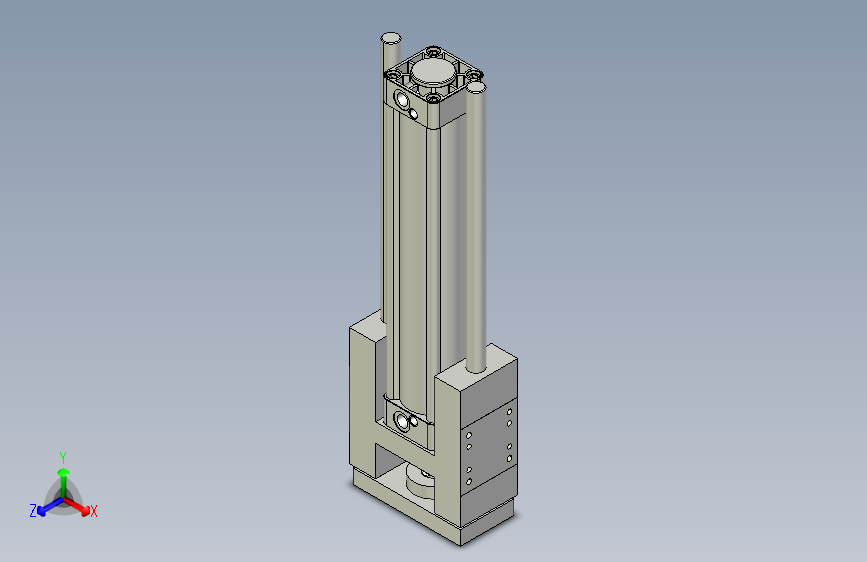 导杆气缸组合3D-GHB63x300