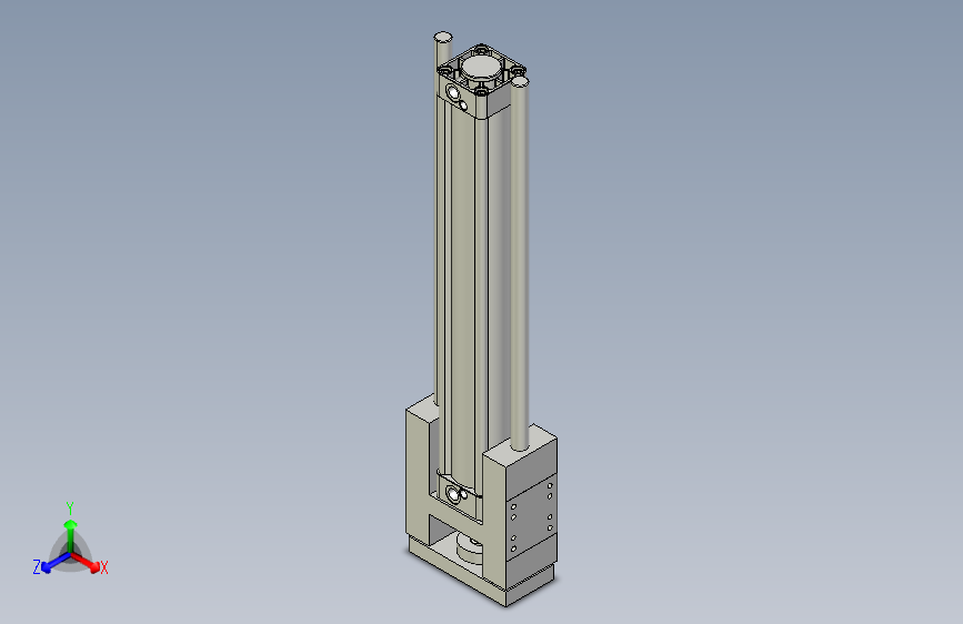 导杆气缸组合3D-GHU20x110
