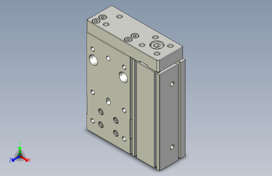 滑座气缸3D-FML25x50