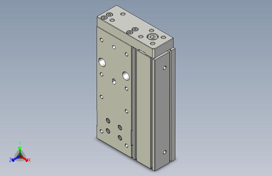 滑座气缸3D-FML25x100