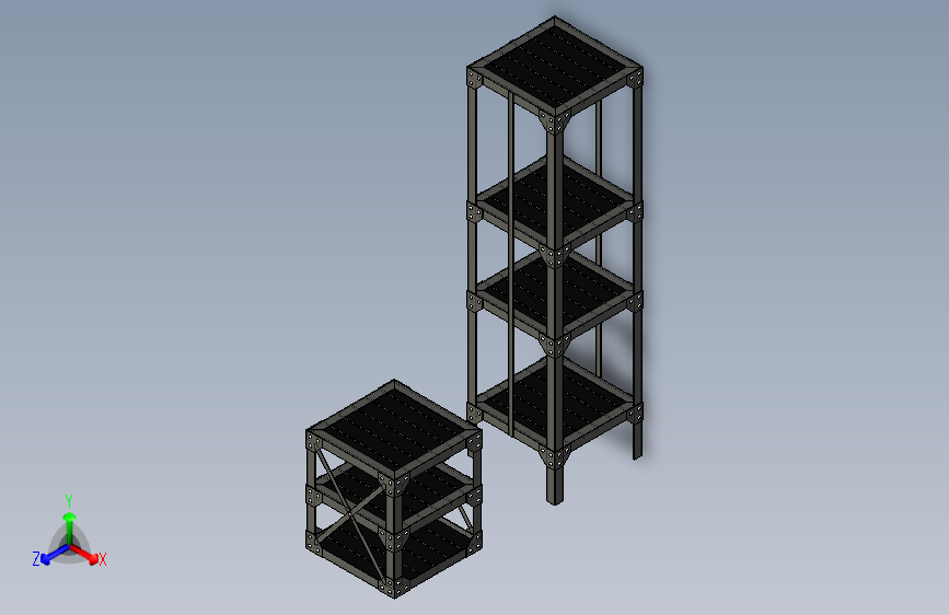 阁楼架，架子，橱柜