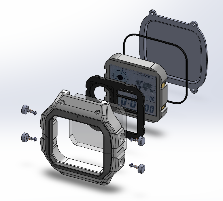 卡西欧 AE1200WH手表