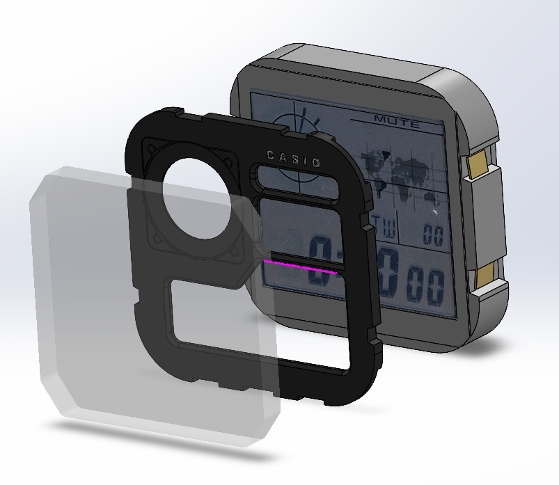 卡西欧 AE1200WH手表