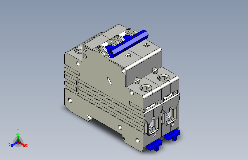 模块化断路器 OptiDin BM63-2C2-UHL3