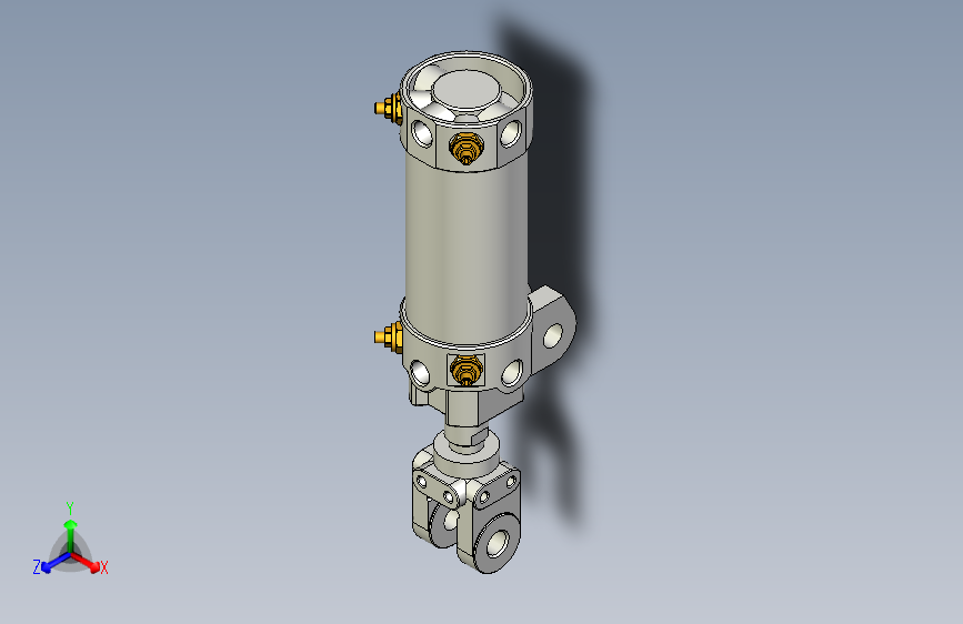 夹持气缸3D-DCK-1A-50x50-Y