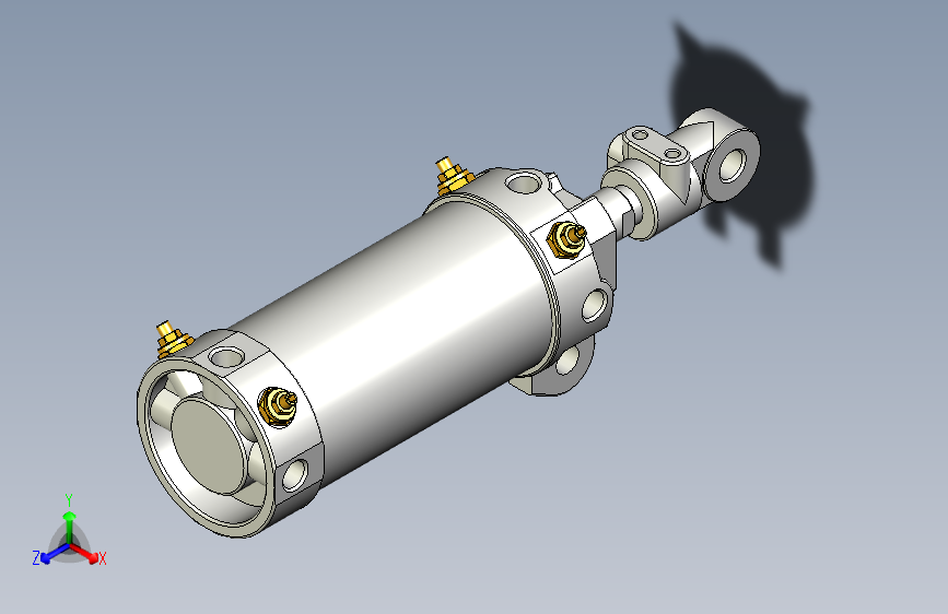 夹持气缸3D-DCK-1A-63x75-I