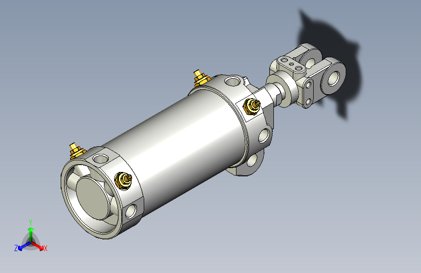 夹持气缸3D-DCK-1A-63x75-Y