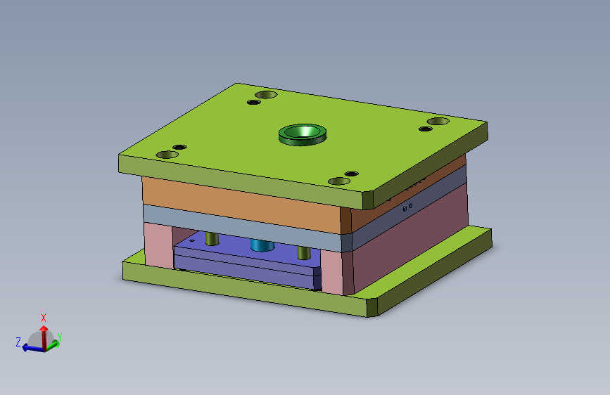 电视遥控器注塑模具