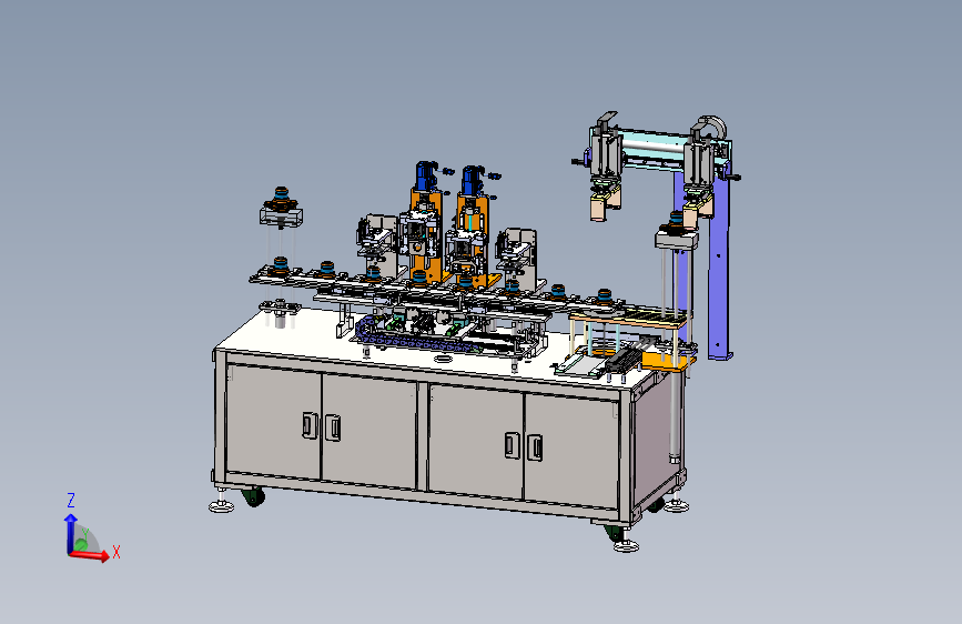 轴轮法兰尺寸检测机