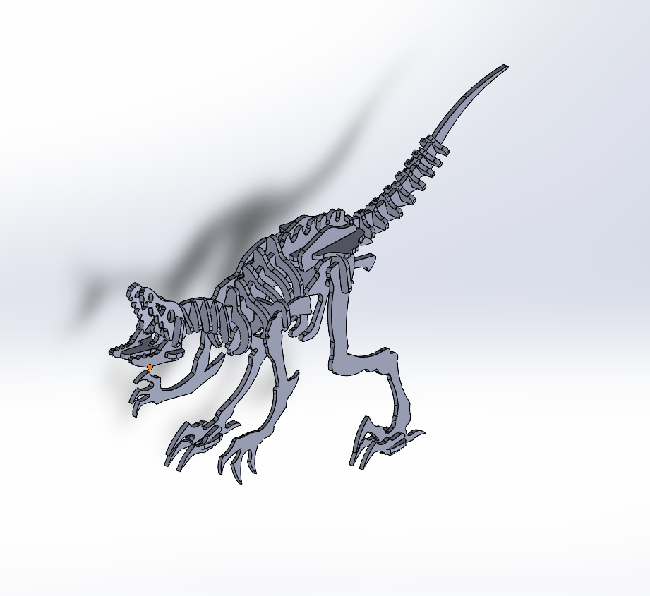 恐爪龙立体拼装图纸