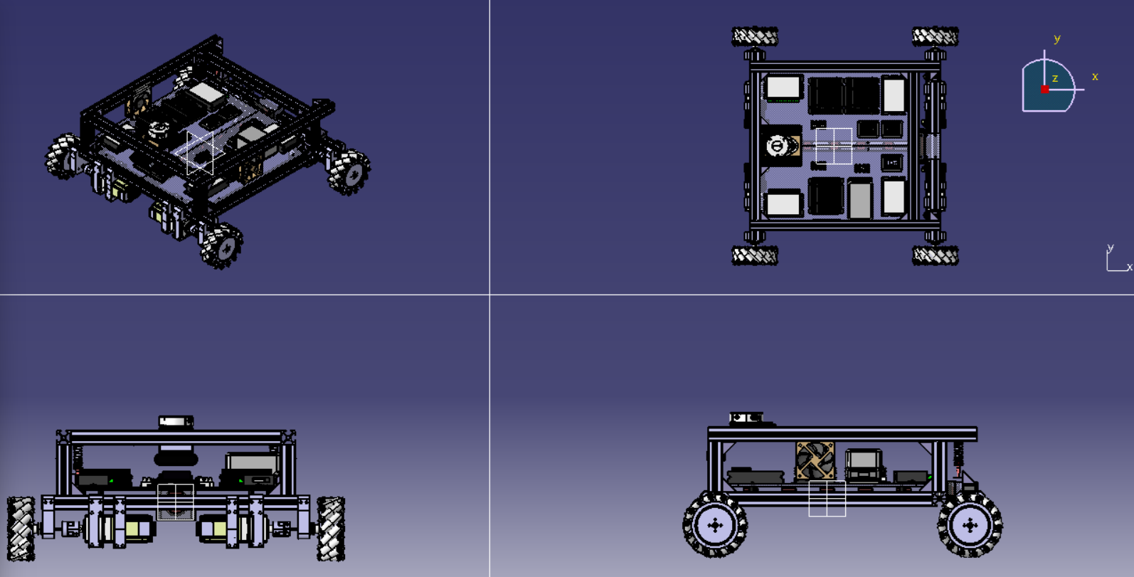 麦克纳姆轮平台