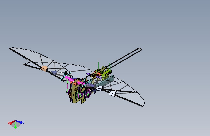 仿生蜻蜓仿生扑翼鸟翅膀