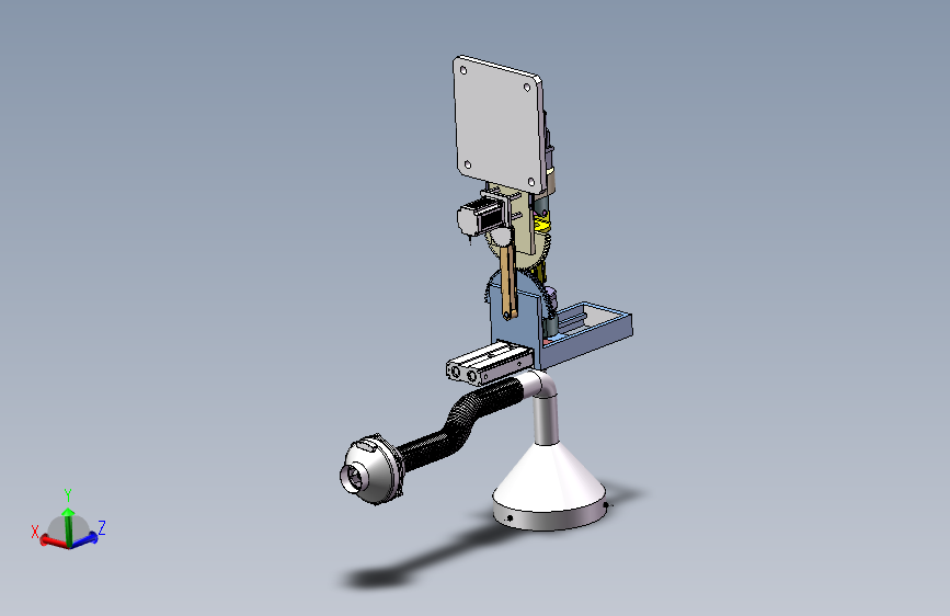 废气回收装置CAD+三维SW