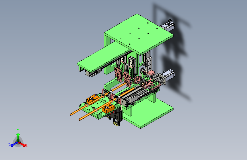 集中供料式套环结构