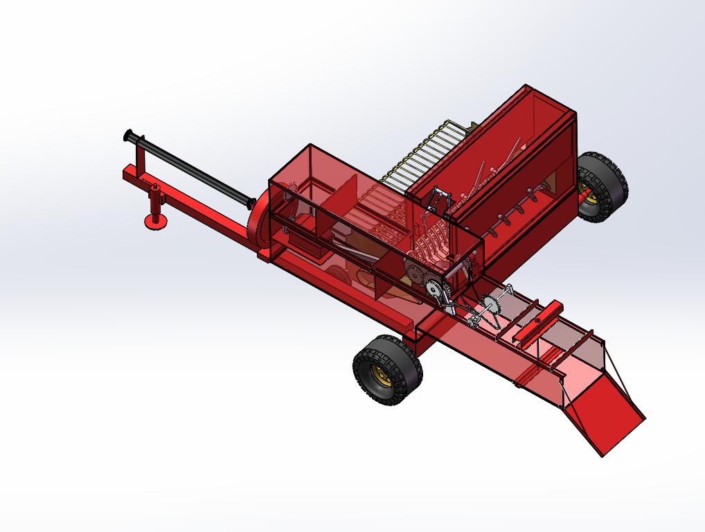 牧草打捆机设计(含三维 二维 说明书