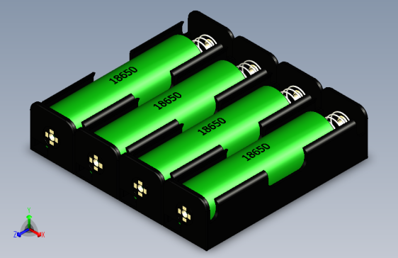 并联电池 STP格式