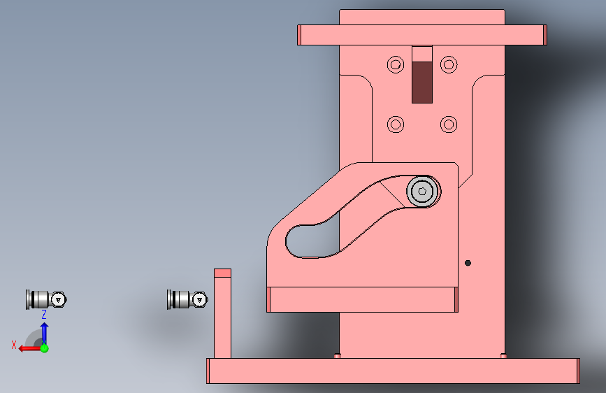 凸轮滚子升降机构