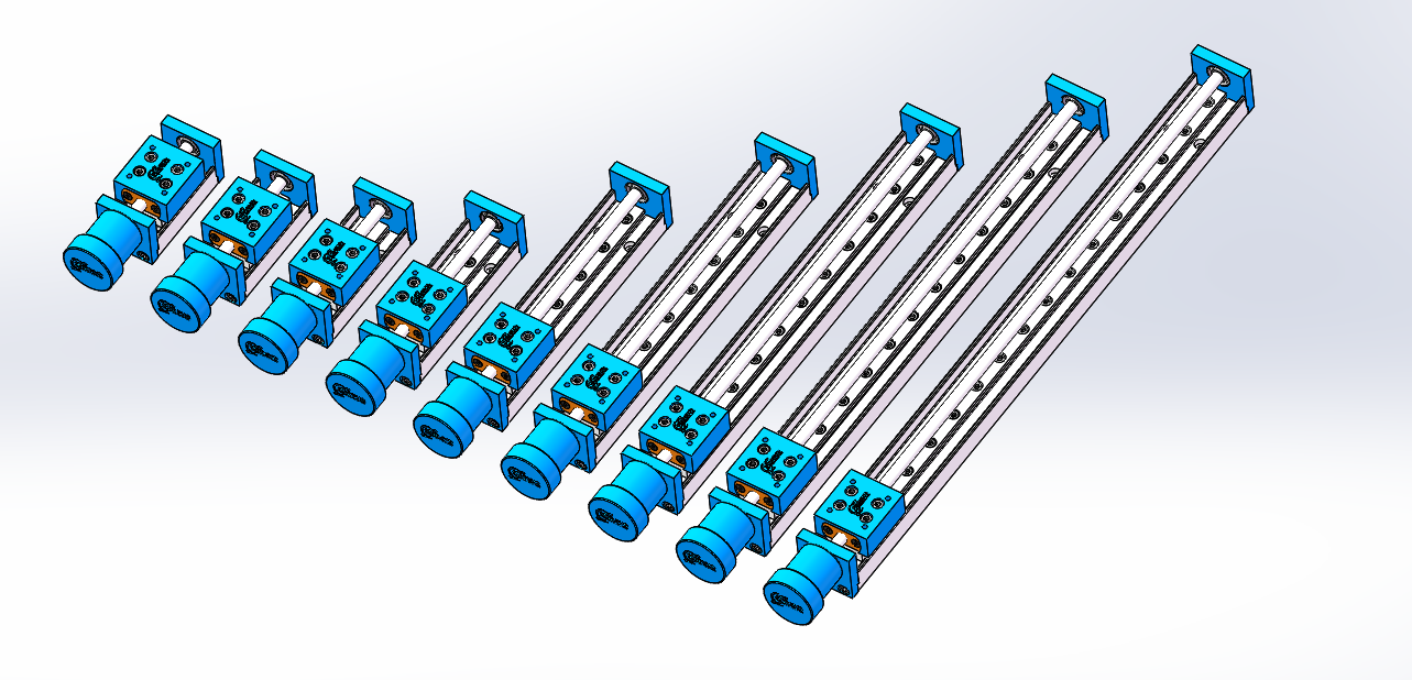 微小型迷你手摇滑台模组