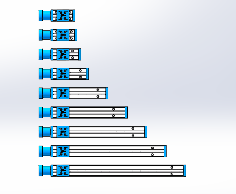 微小型迷你手摇滑台模组