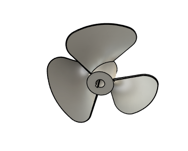 2.5吨浮筒300Х280 320Х320的螺旋桨