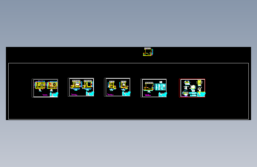 500t水厂的穿孔旋流絮凝斜板沉淀池施工图
