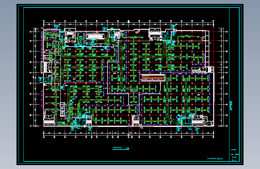 52000㎡大型商业综合楼空调设计施工图