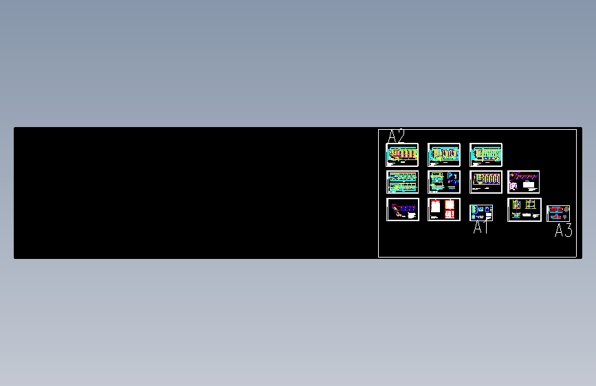 V型滤池工艺设计平面图剖面图管线布置图