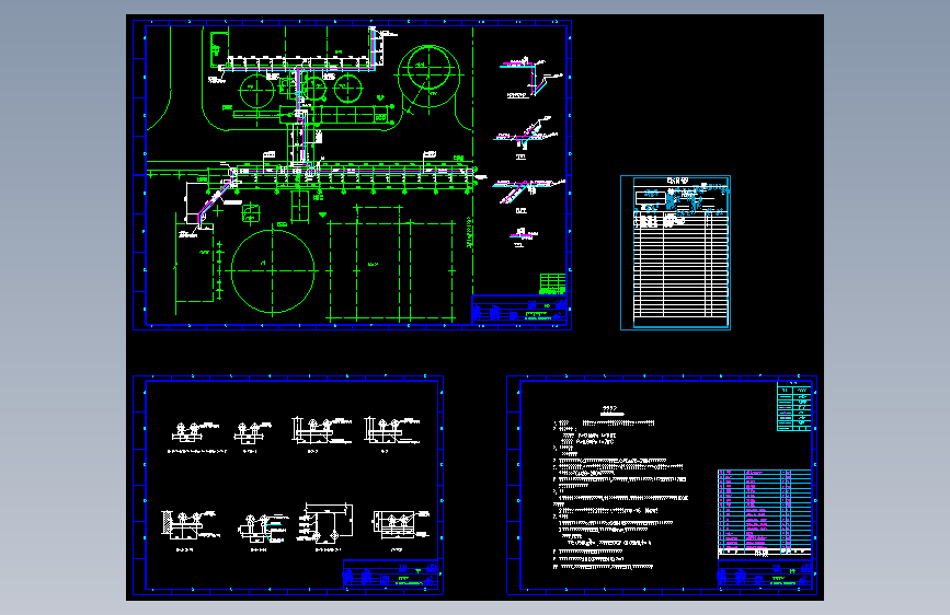厂区采暖热网平面布置图及局部详图