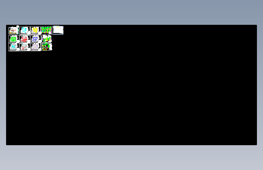 大型厨房平面图及电气图全套设计施工CAD图
