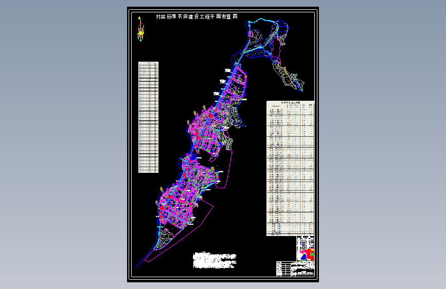 高标准农田建设稻虾共作项目设计图