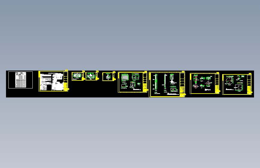 流布料水压式沼气池设计图纸（沼气池、厕所、畜厩相连通）