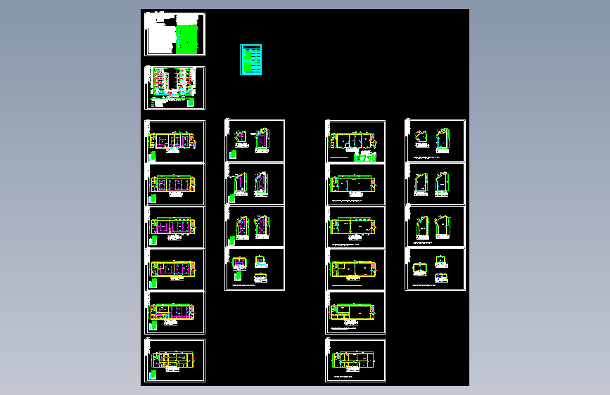 某6层通信枢纽办公楼报警控制和应急疏散平面图