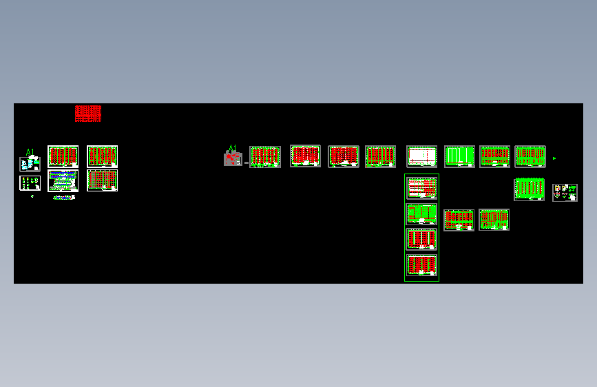 某地21m、24m大跨度排架结构厂房施工图