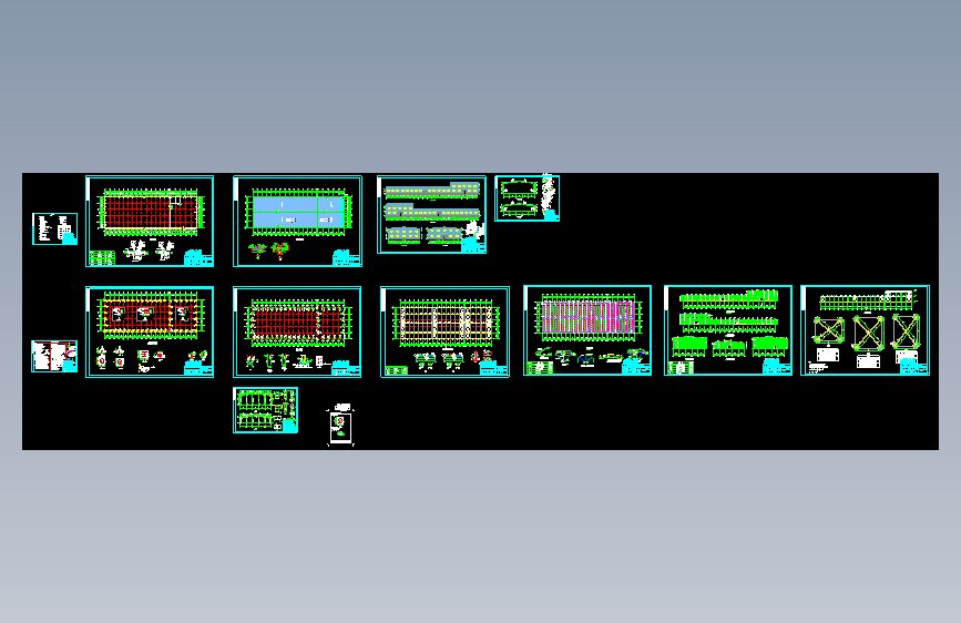 某地单层单跨钢结构厂房全套建筑及结构施工图