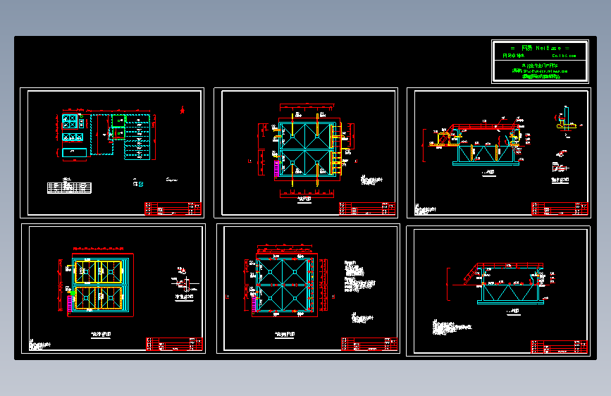 某地每天200吨气浮池工艺设计施工图