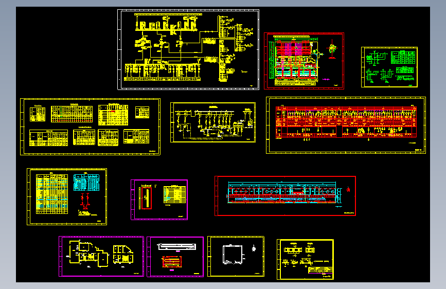 某地区风电场升压站电气全套设计图纸
