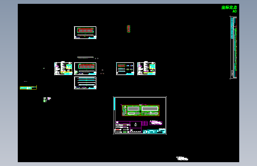 某地养猪场总平设计及相关单体建筑cad施工图纸