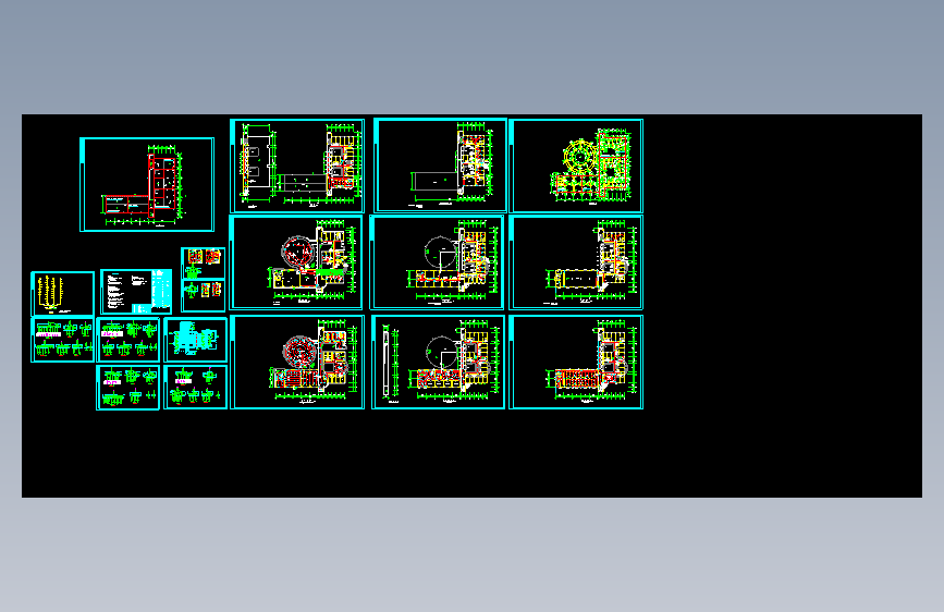 某电力调度中心大楼电施图