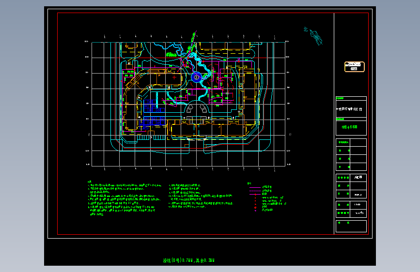 某景观喷灌全套给排水设计施工CAD图