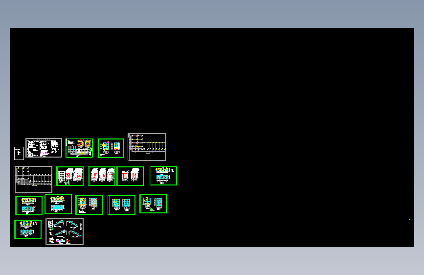 某面粉加工车间及粮仓结构设计施工图