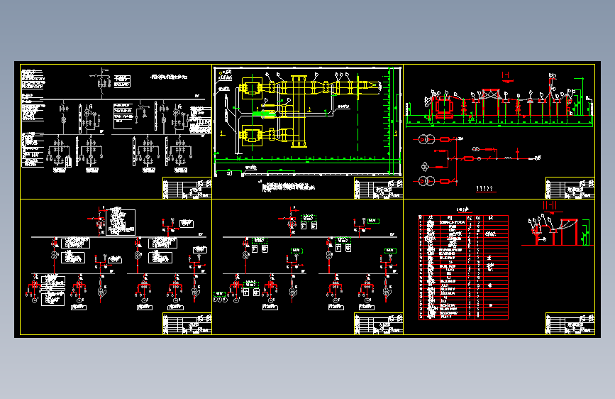 某升压电站电气设计图