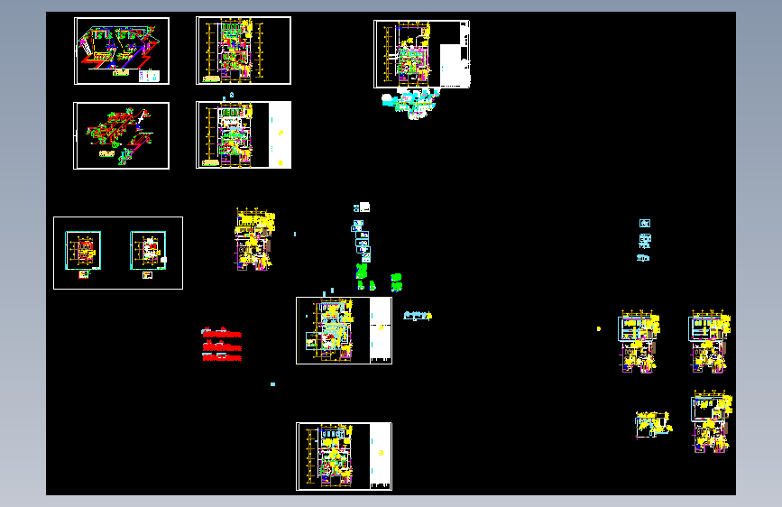 燃气锅炉及水冷螺杆机组机房设计图