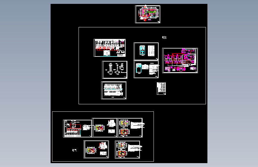 热力站无人值守电气、电控设计图纸