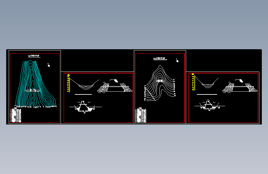 水保谷坊水利设计CAD图