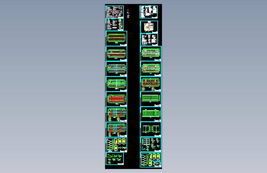 五层经济简易宿舍楼建筑结构施工图