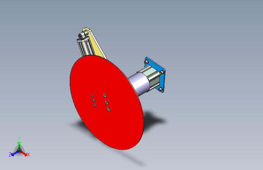 用于输送系统的气动升降旋转台