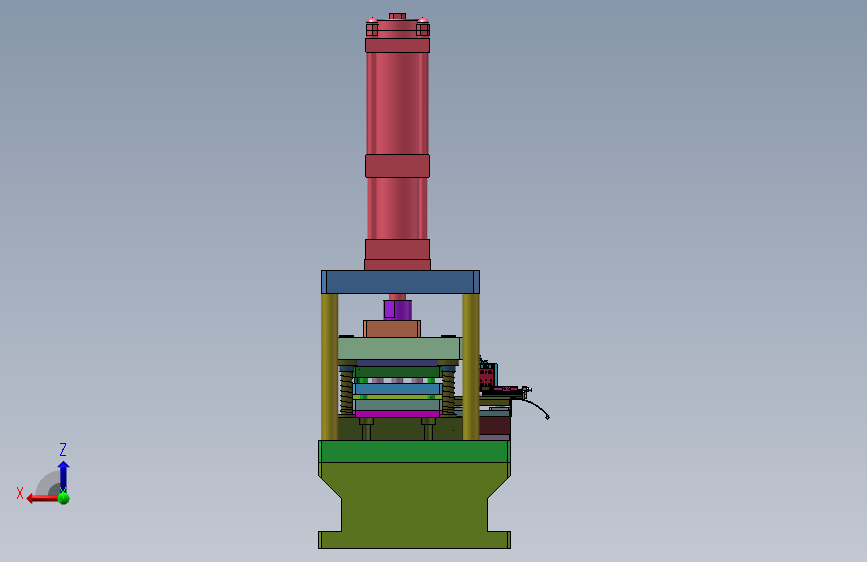 冲压裁切摸机构